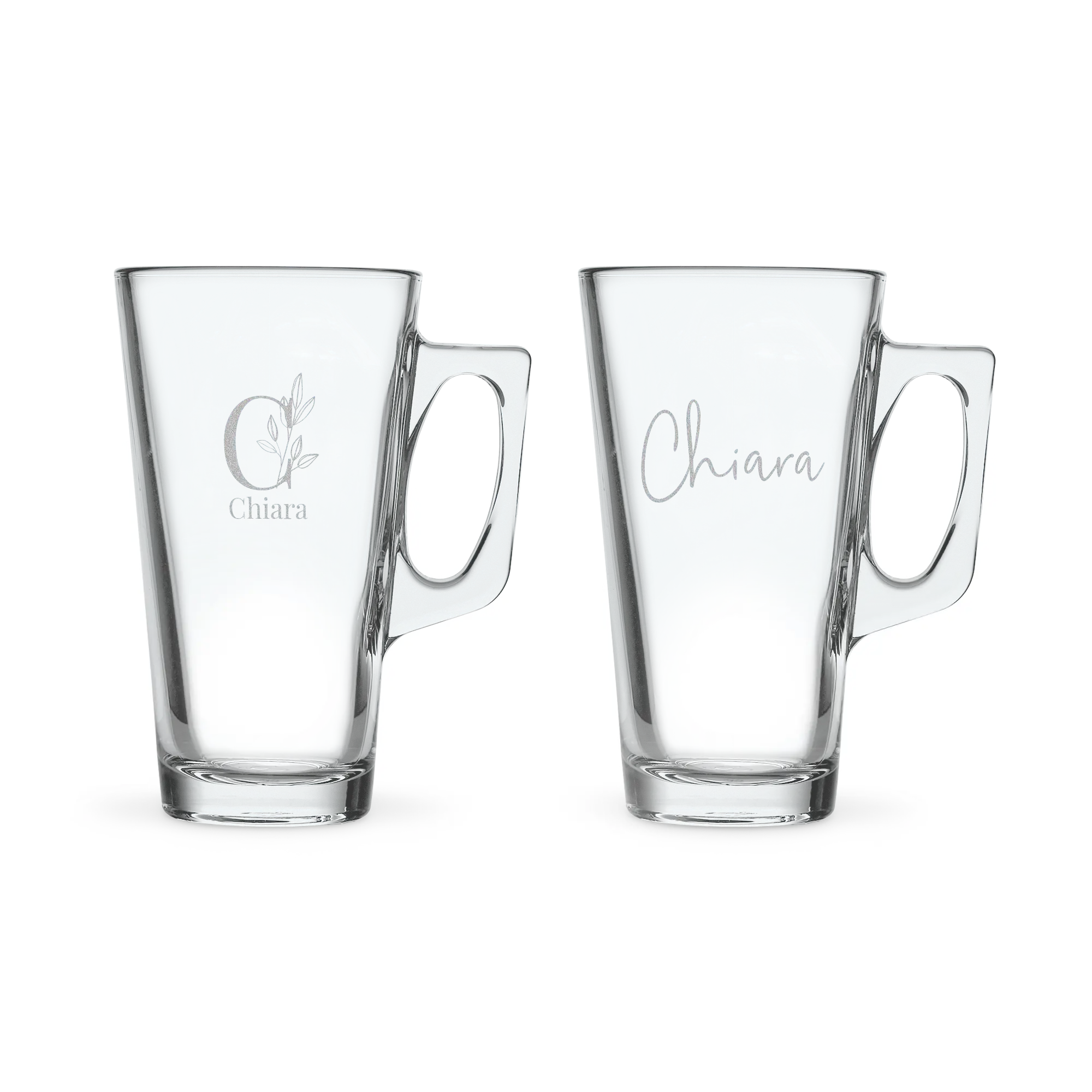 Grawerowane szklanki - 2 - Latte Macchiato