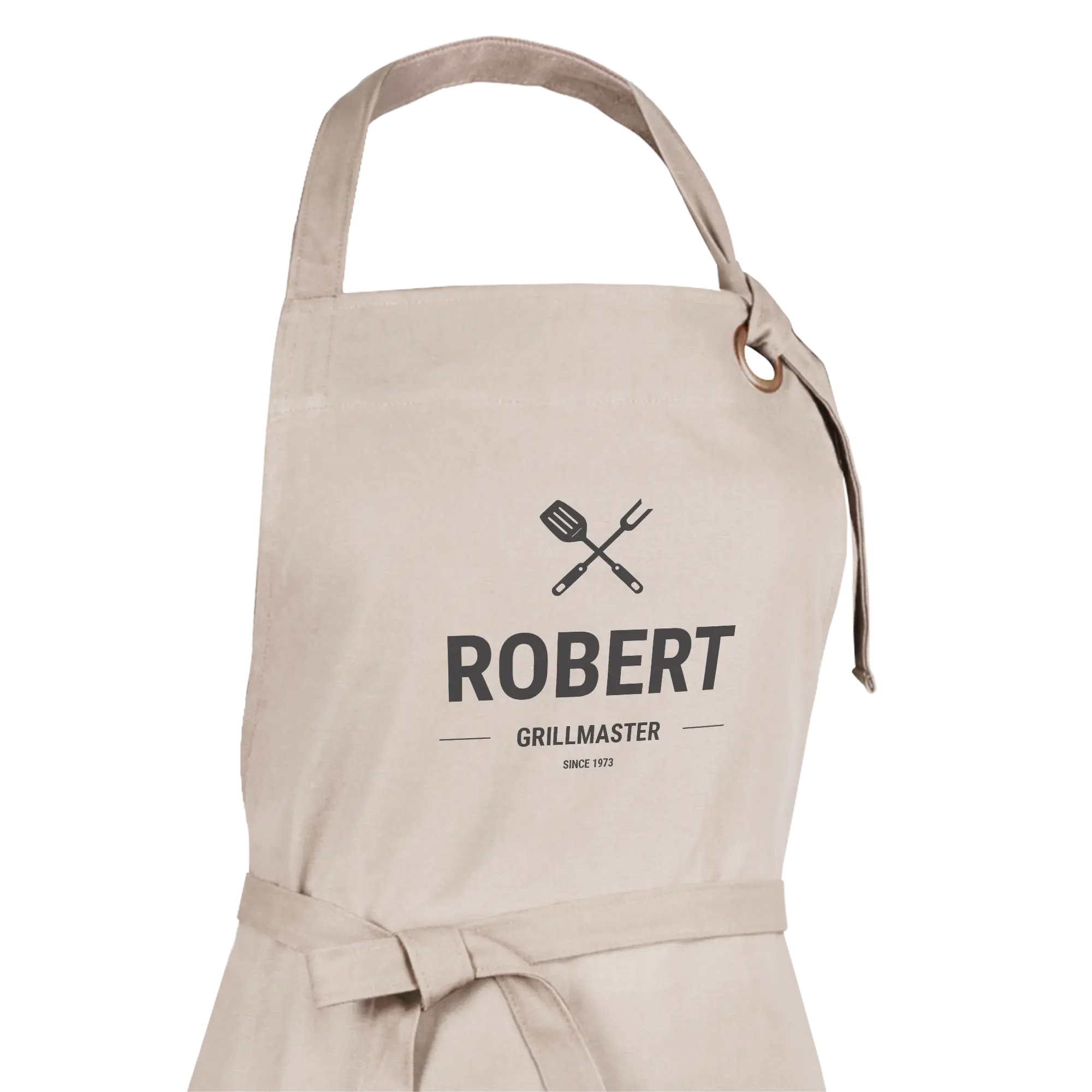 Fartuch kuchenny - Piaskowy