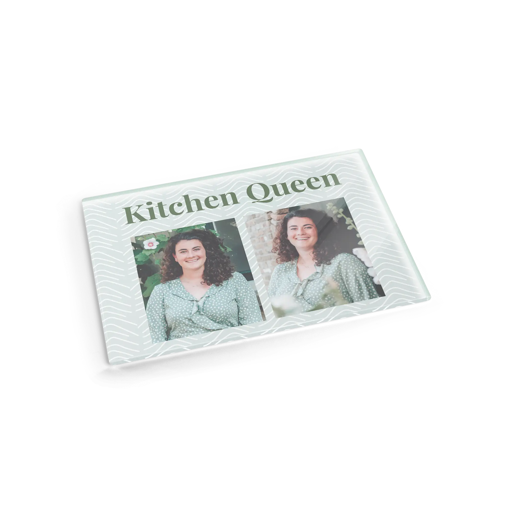 Szklana deska do krojenia ze zdjęciem - M