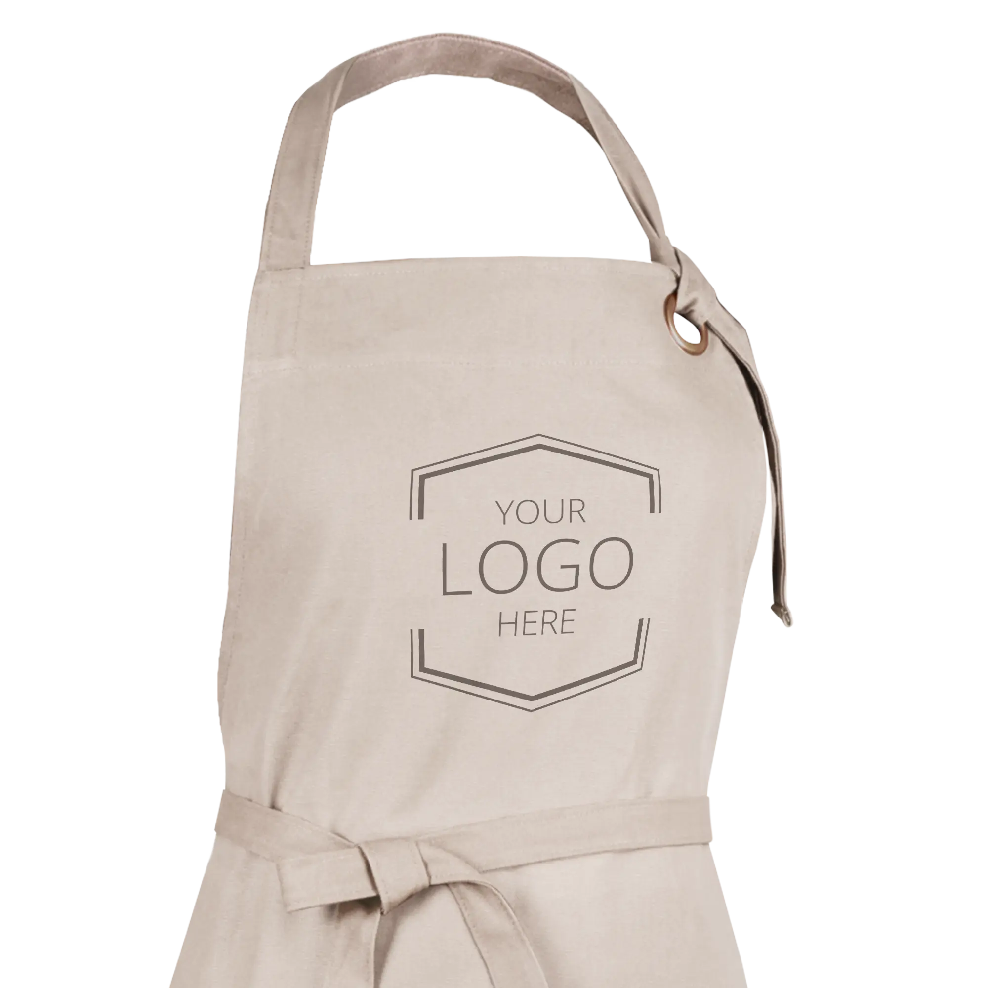 Fartuch kuchenny - Piaskowy