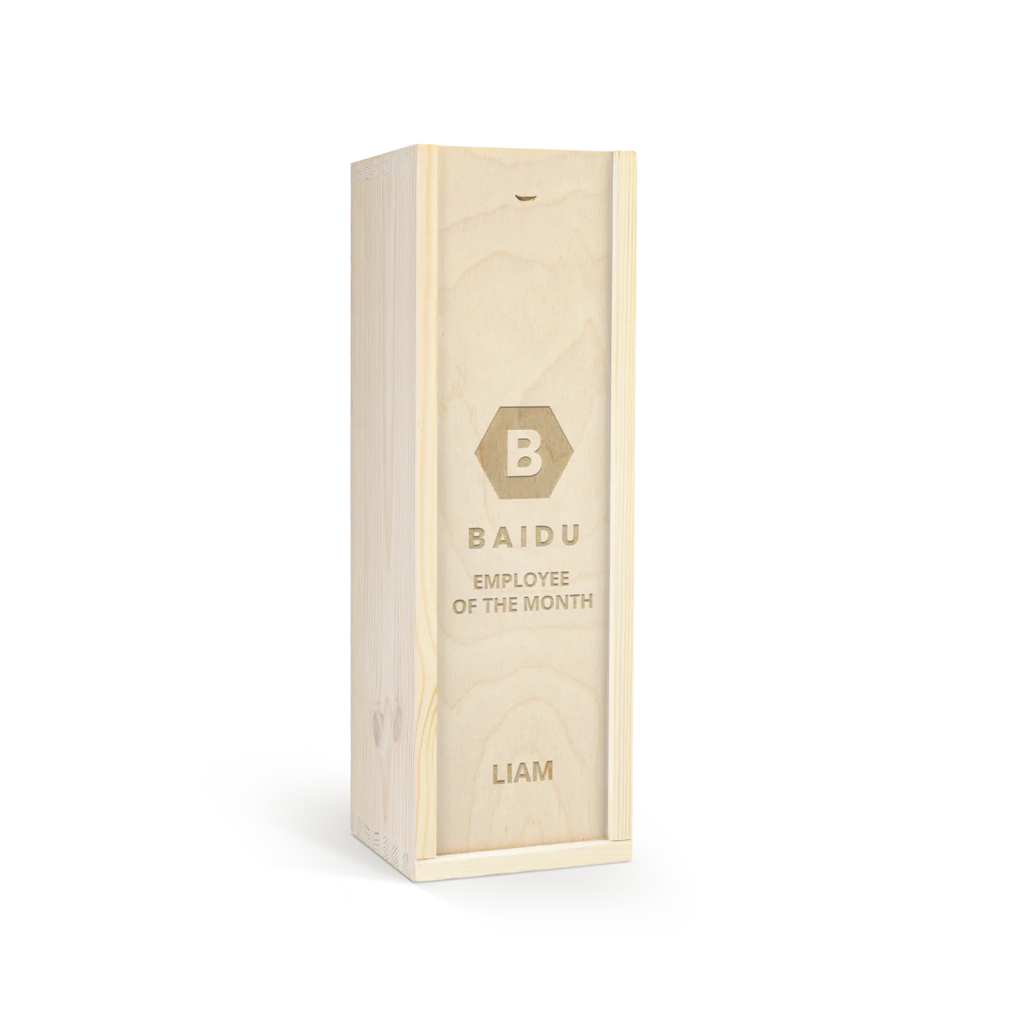 Wino w grawerowanej drewnianej skrzynce - Maison de la Surprise - Chardonnay