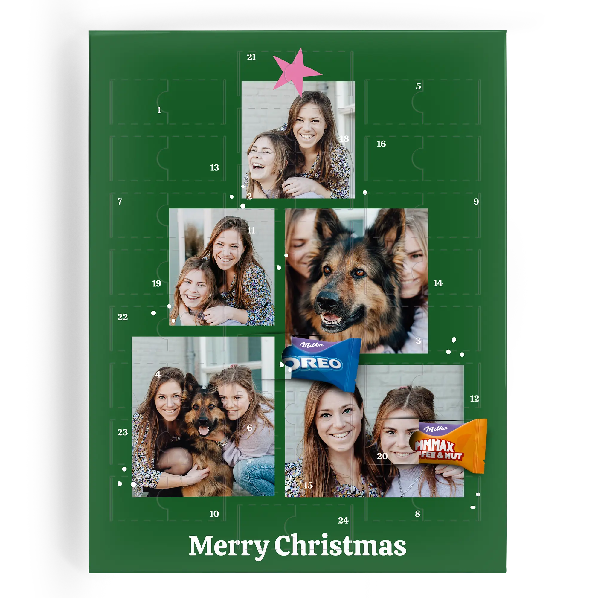 Kalendarz adwentowy Milka Favourites