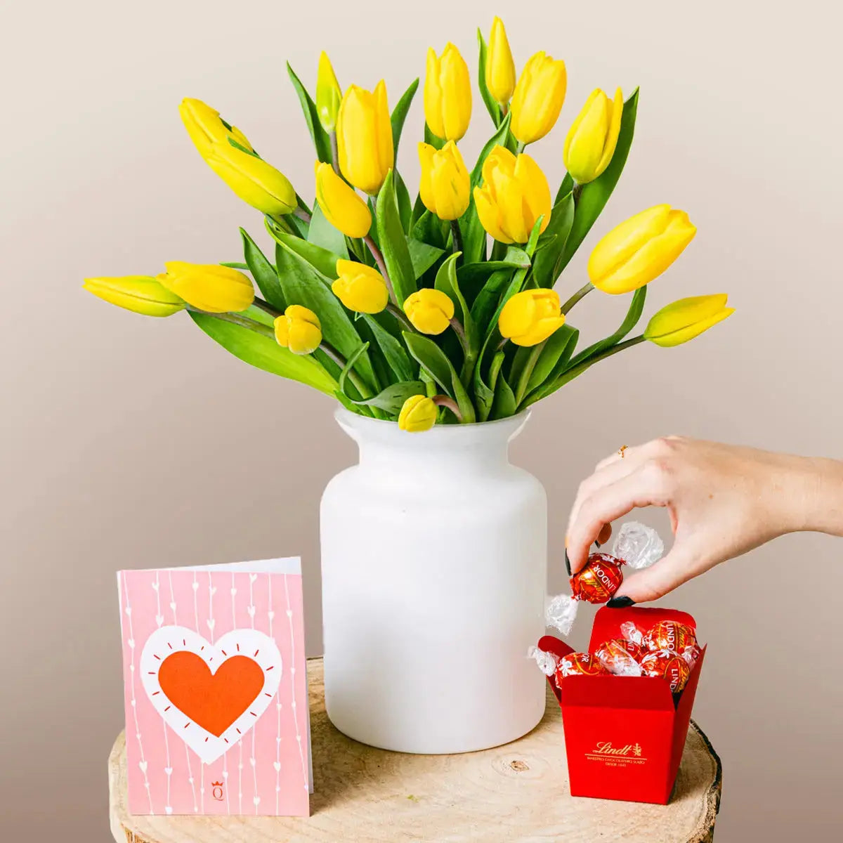 Słoneczne Żółte Tulipany