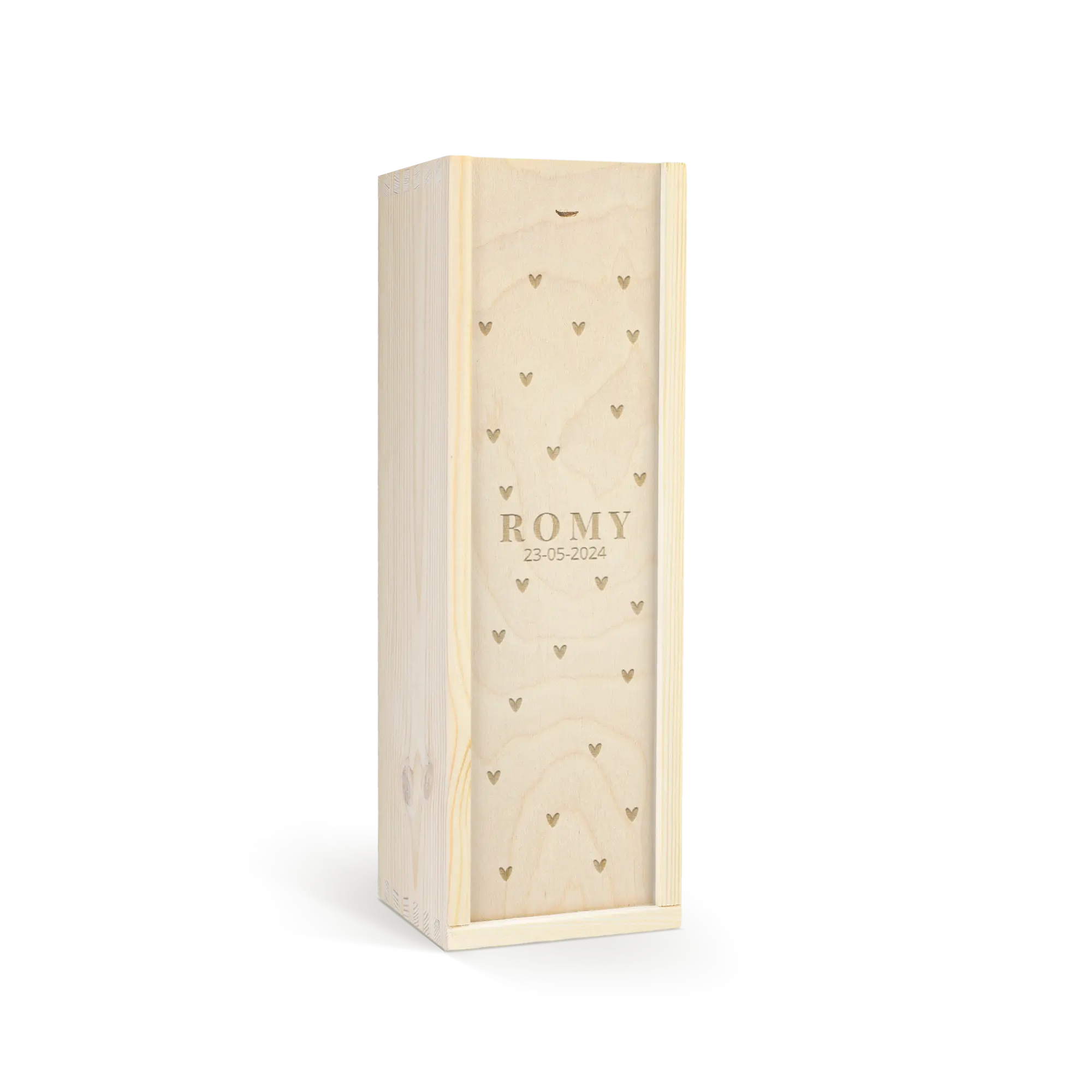 Wino w grawerowanej drewnianej skrzynce - Maison de la Surprise - Chardonnay