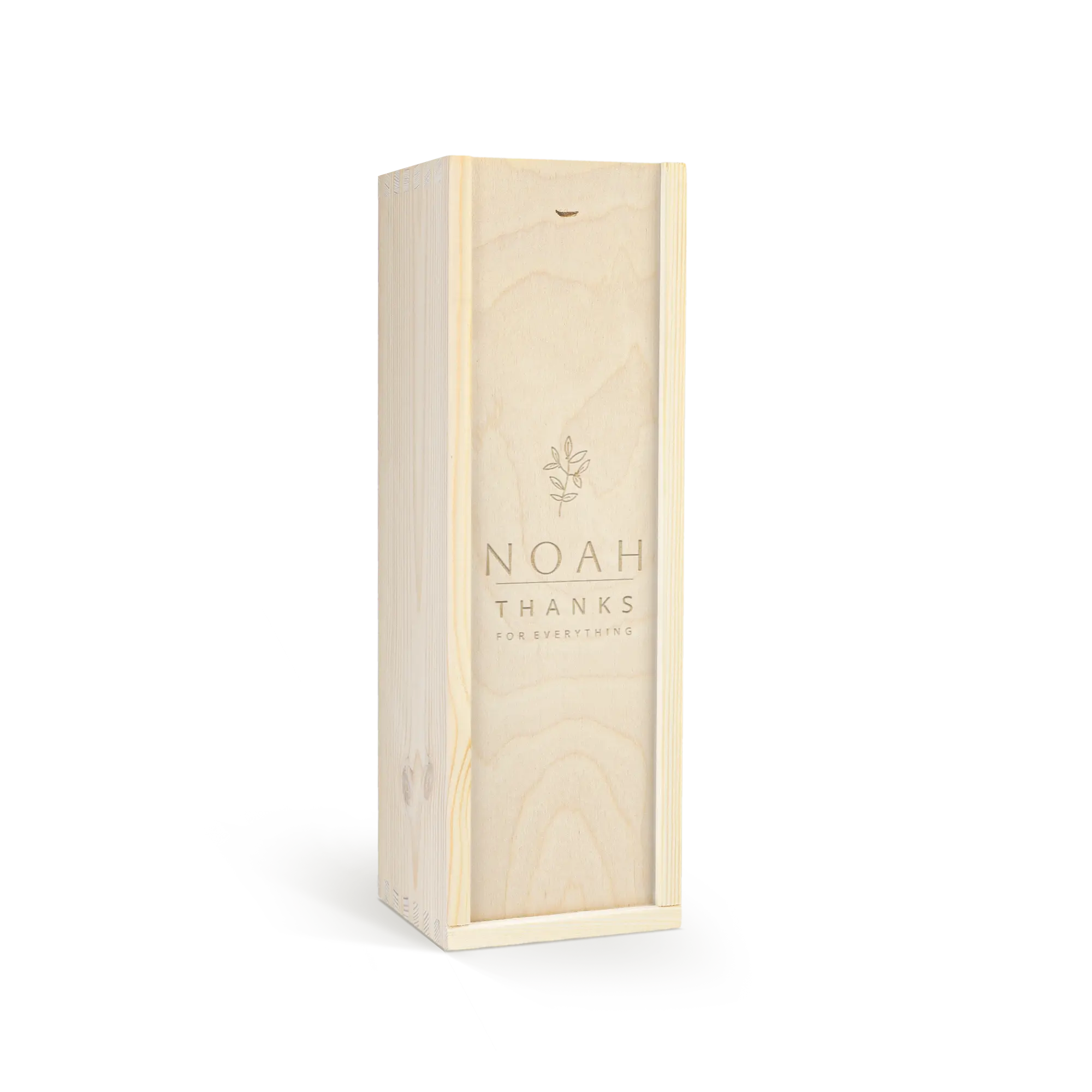 Wino w grawerowanej drewnianej skrzynce - Maison de la Surprise - Chardonnay