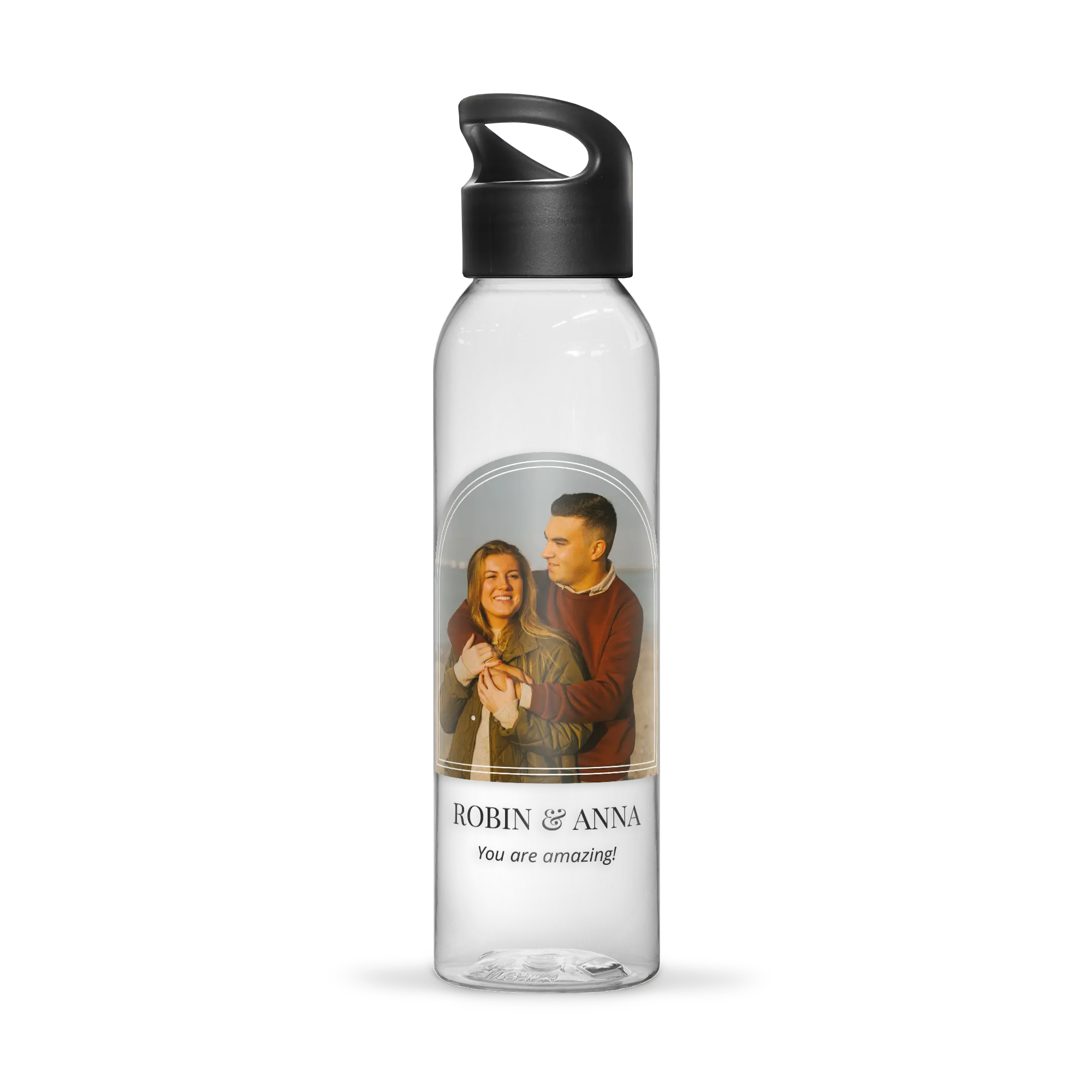 Butelka na wodę - przezroczysta