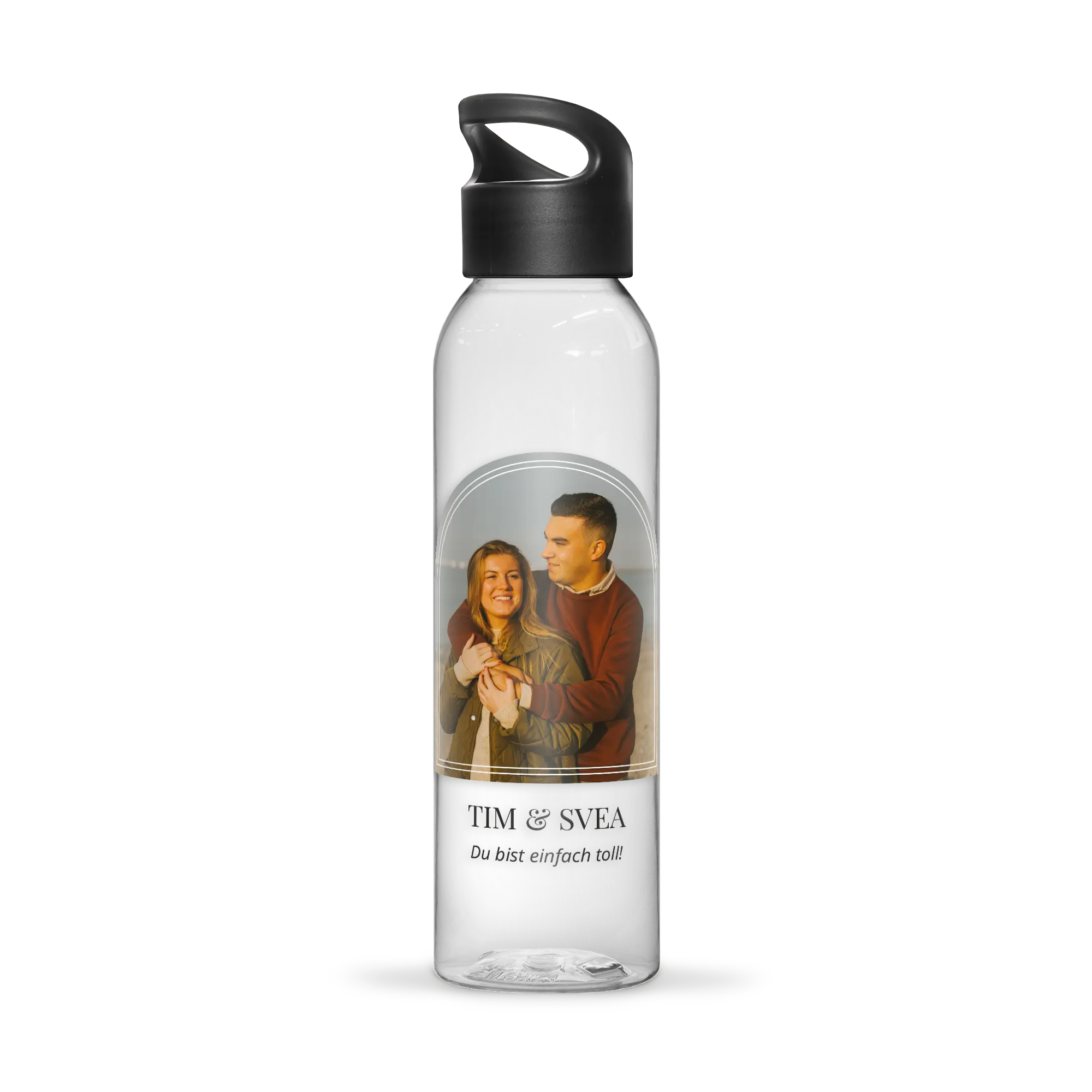 Butelka na wodę - przezroczysta