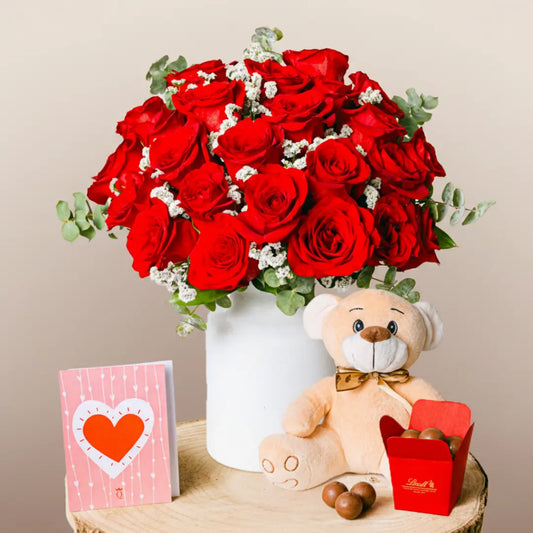 Luxury 24 Red Roses - Premium Valentine's Gift Flora Queen Flora Queen