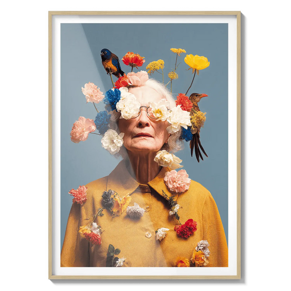 Floral Portrait Muse Flora Queen Flora Queen